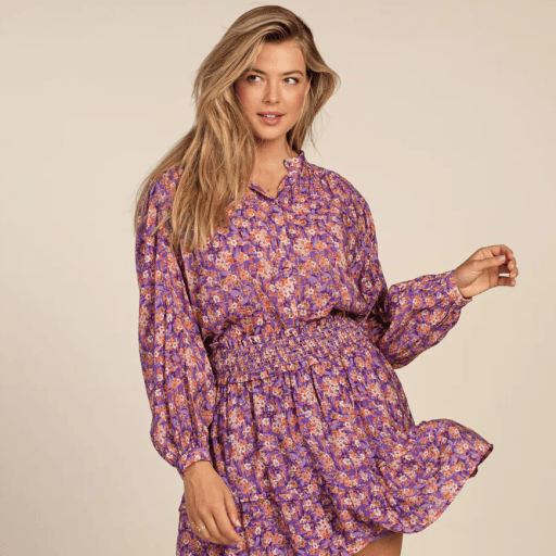 Zoya Mauve Flower Ten Top - Aaiko - Alternatieve afbeelding