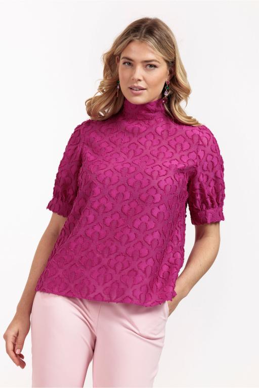 Alia 2way jacquard top - Studio Anneloes - Alternatieve afbeelding