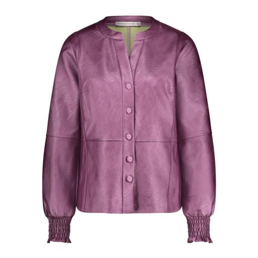 Studio Anneloes - Isabeau metallic leather blouse