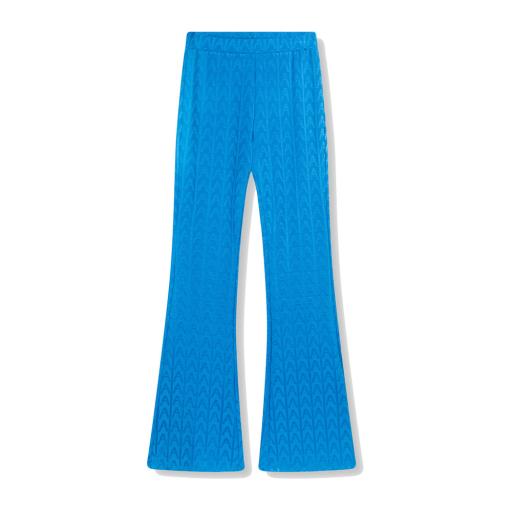 Ladies knitted A jacquard knit pants