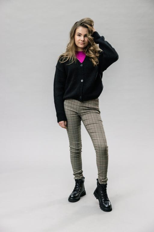 Check Skinny Pants 5640