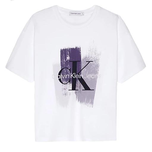 Brush Stroke Monogram T-Shirt