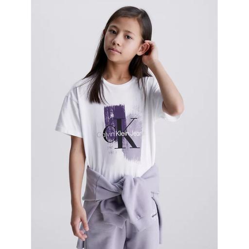 Brush Stroke Monogram T-Shirt