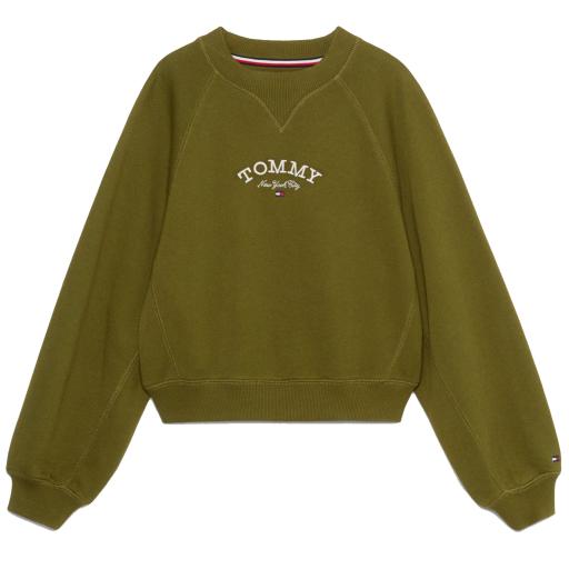 Tommy Logo Crew Sweatshirt