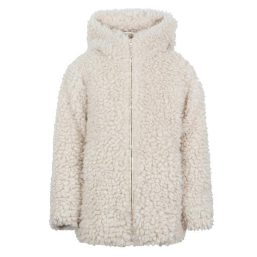 Marah Curly Pes Coat Les Blancs